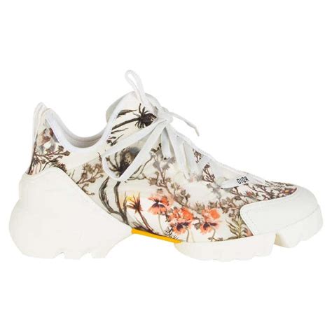 dior d connect sneakers floral|Dior chunky boots.